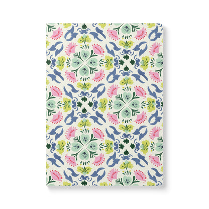 Floral Tile Softcover Journal