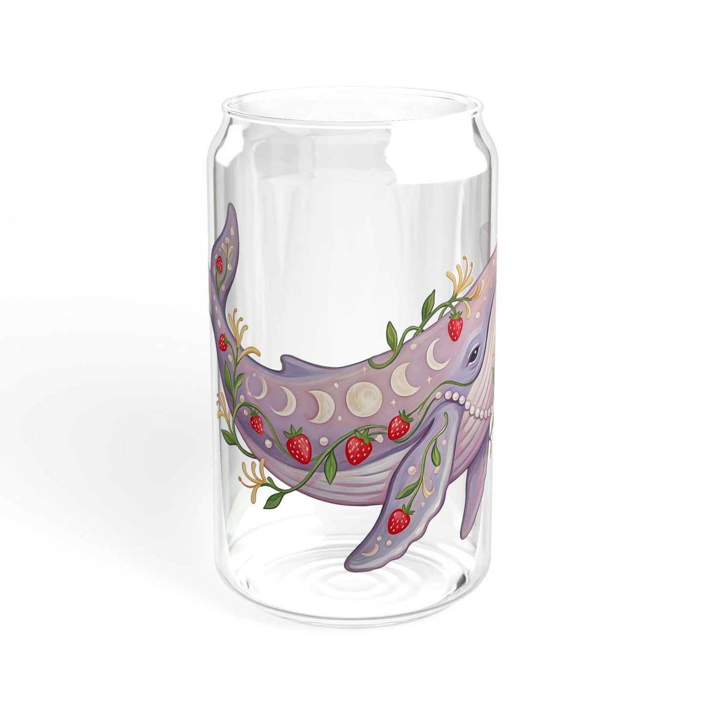 June Girl Whale Sipper Glass