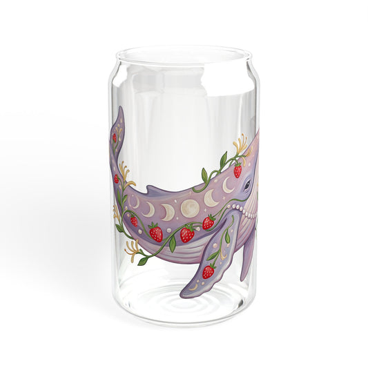 June Girl Whale Sipper Glass