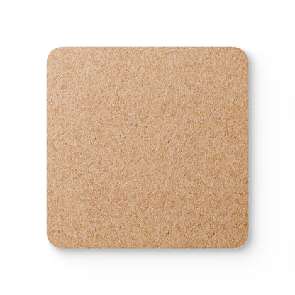 June Girl Pink Seahorse Cork Coaster Set — (4-Pack)