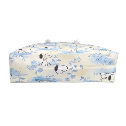 Snoopy Blue Rope Handle Tote