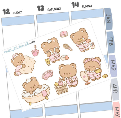 Bear bedtime routine