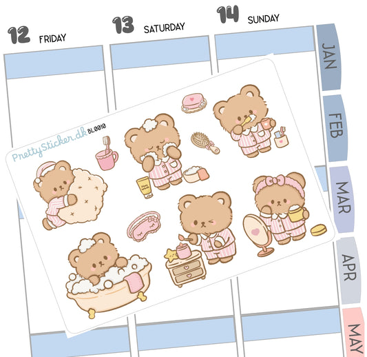 Bear bedtime routine