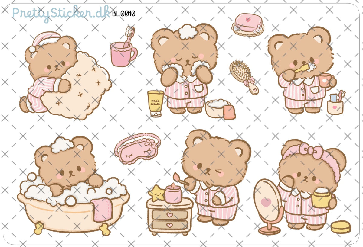 Bear bedtime routine