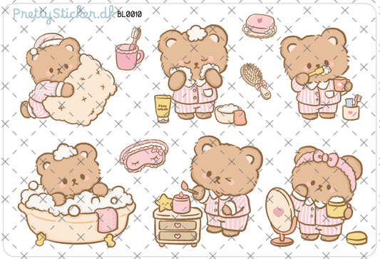 Bear bedtime routine