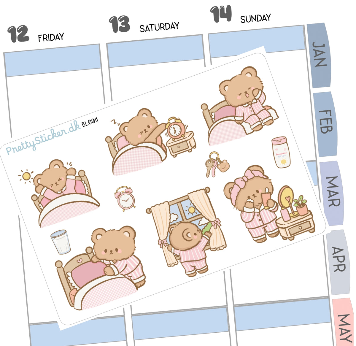 Bear morning routine