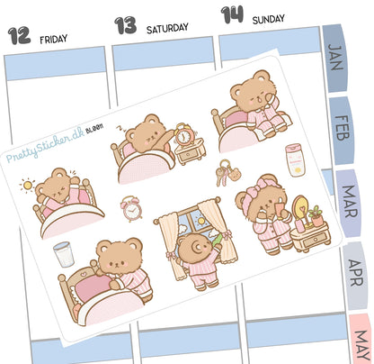 Bear morning routine