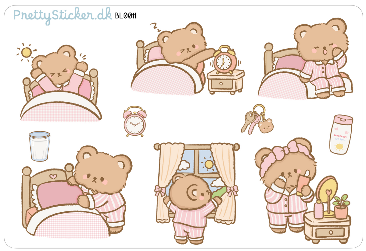 Bear morning routine