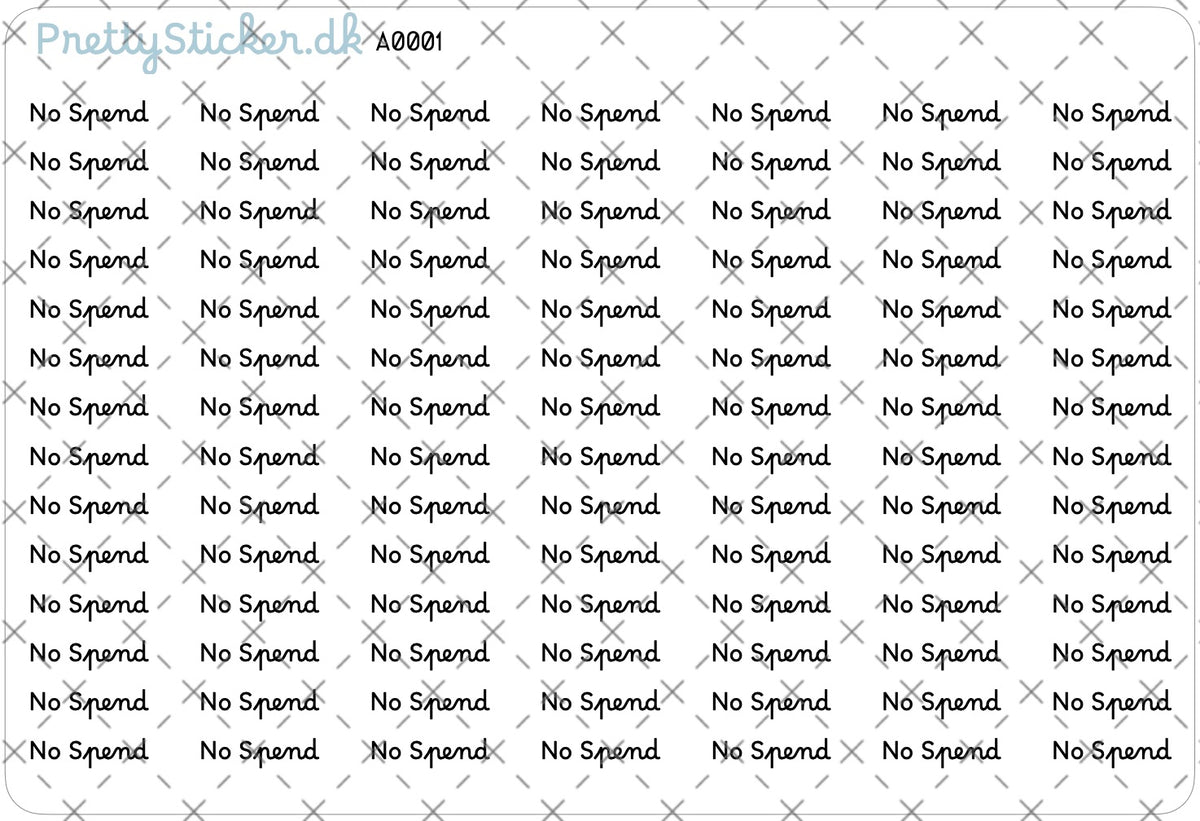 No Spend