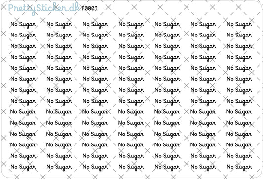 No Sugar
