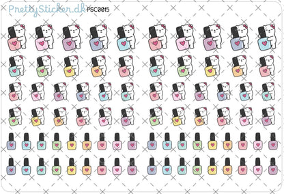 Bear nail polish